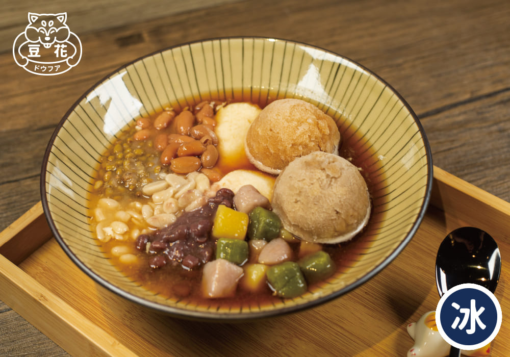 小河屋商行超多料大碗豆花：林口冰店必吃澎湃組合